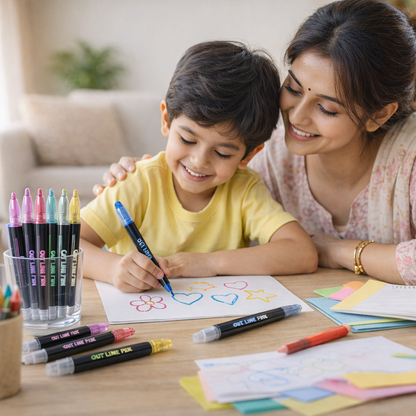 Outline Magic Markers | 12 Color Set