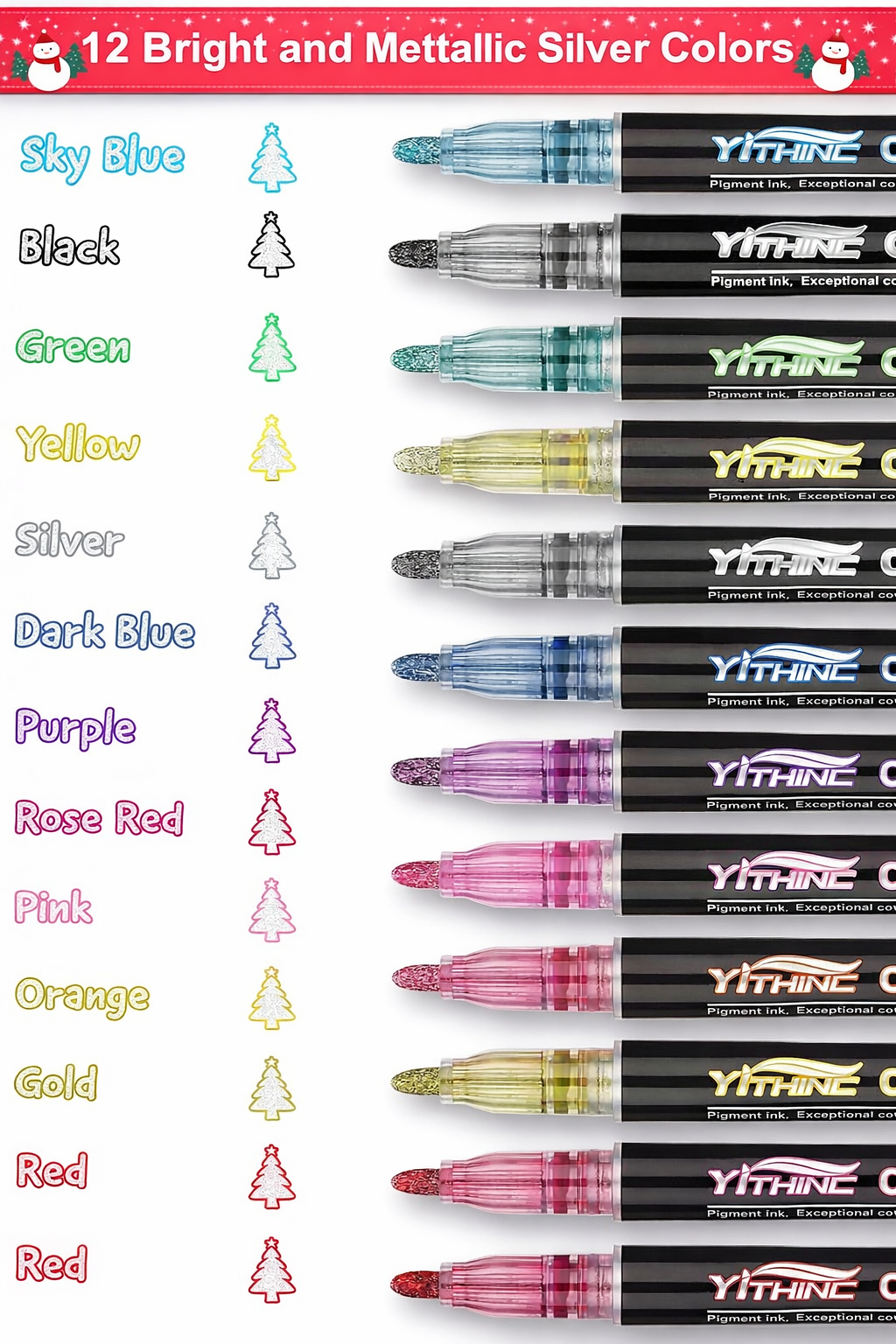 Outline Magic Markers | 12 Color Set