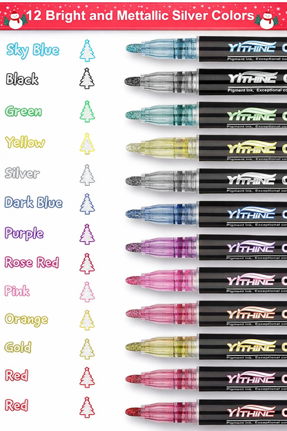 Outline Magic Markers | 12 Color Set